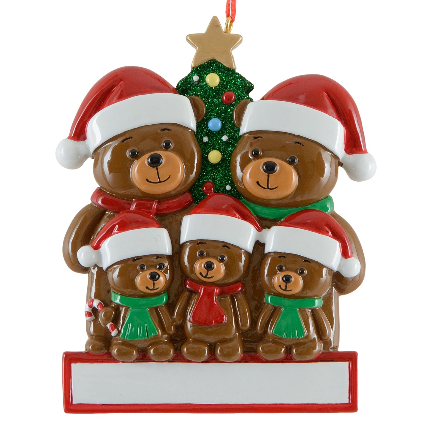 Christmas Bear Family of 5