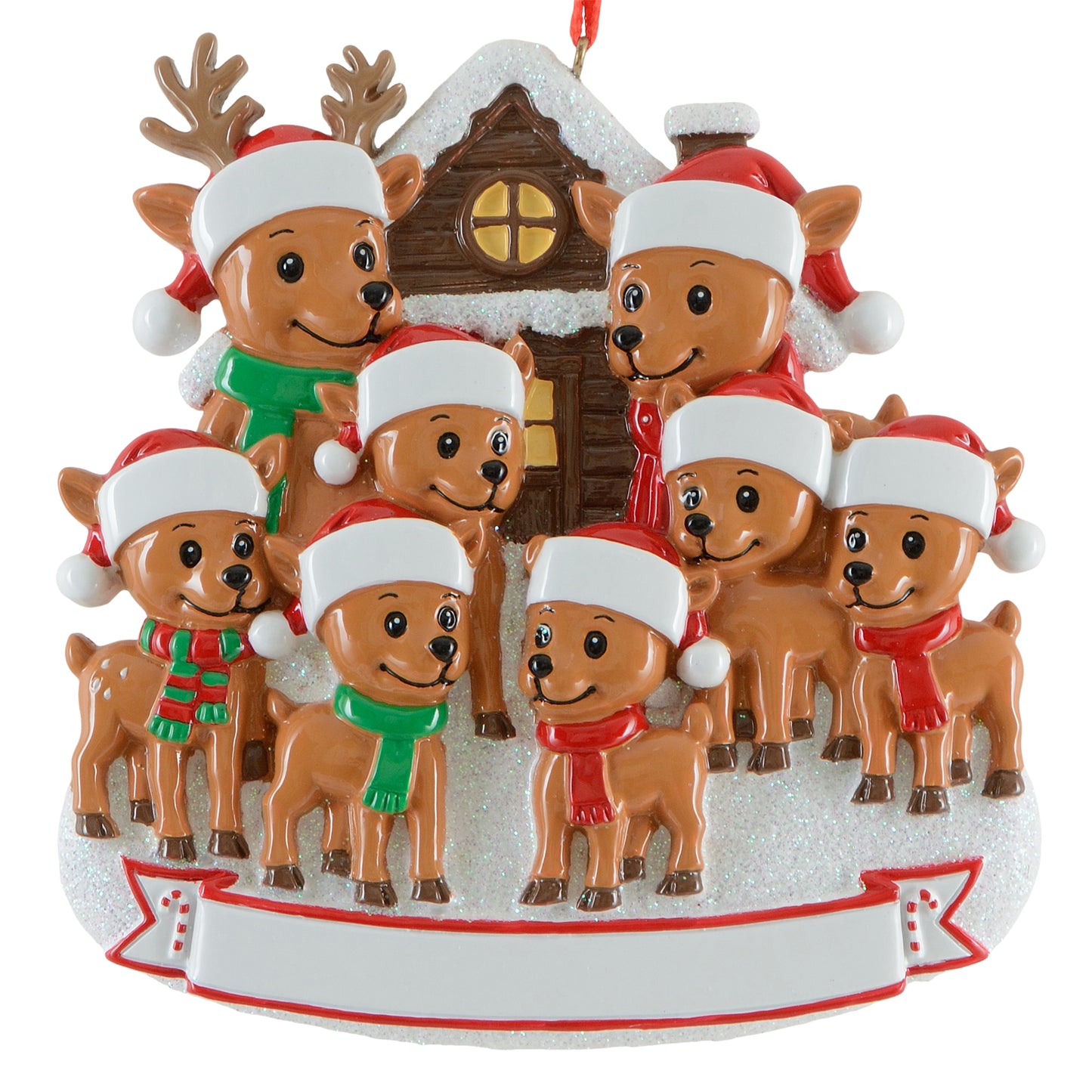 Reindeer Family of 8