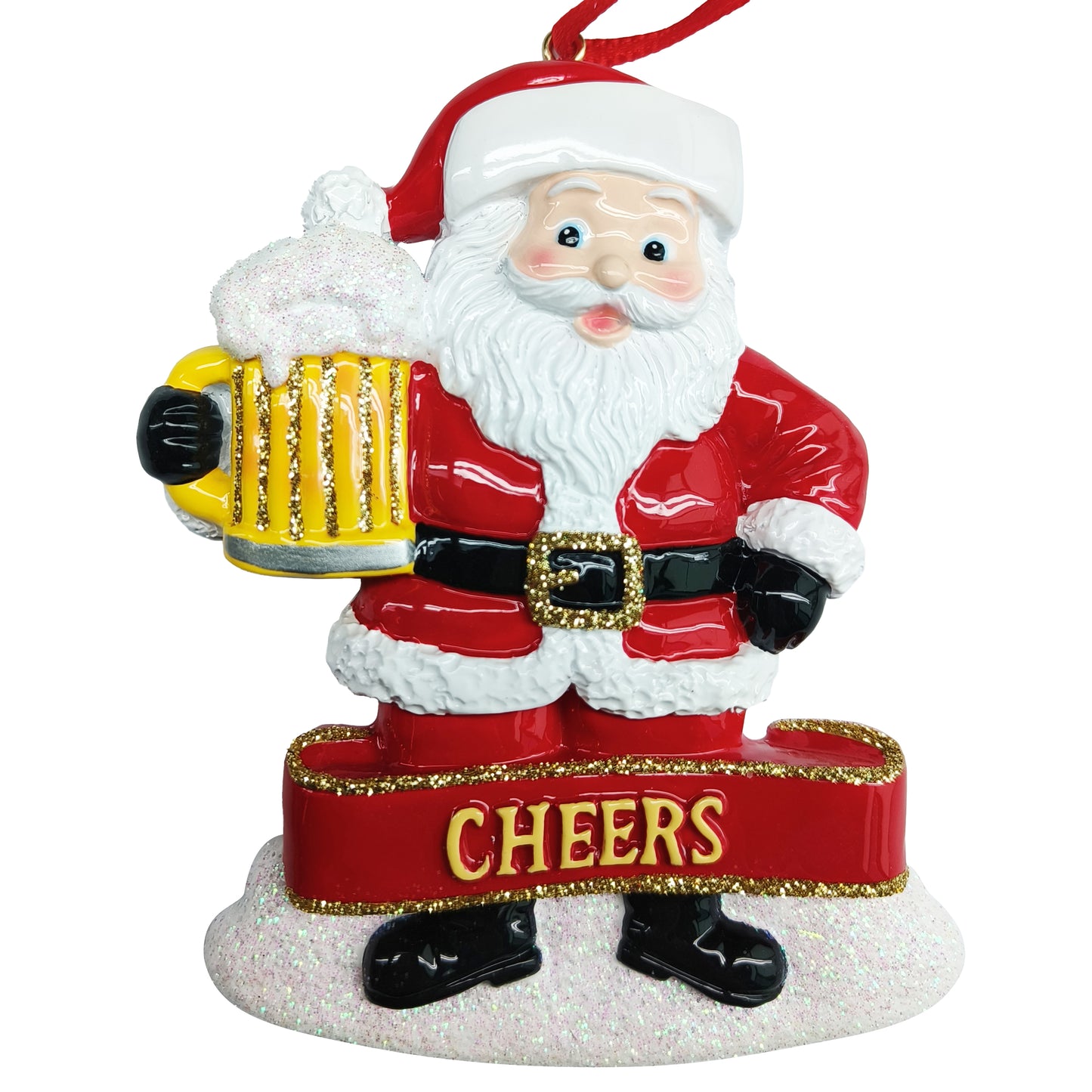 Santa Cheers Beer Mug