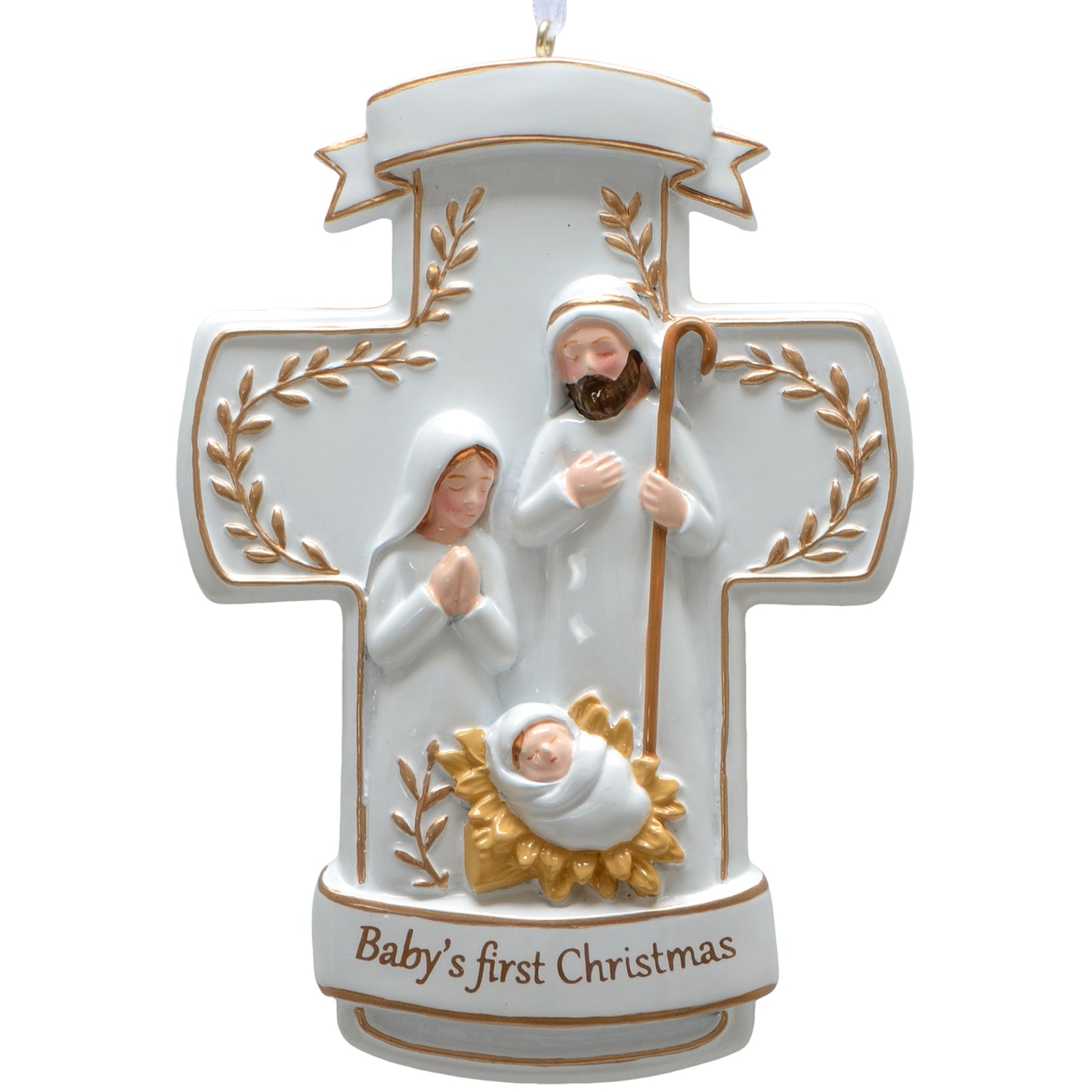 Baby's 1st Nativity Cross