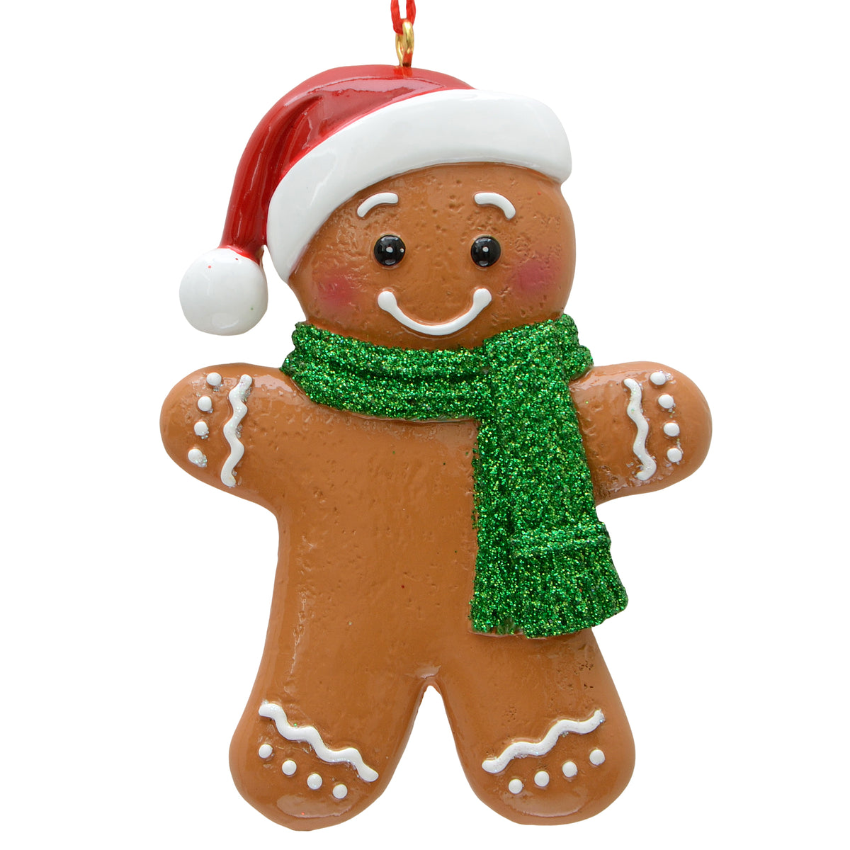 Gingerbread with Scarf Green