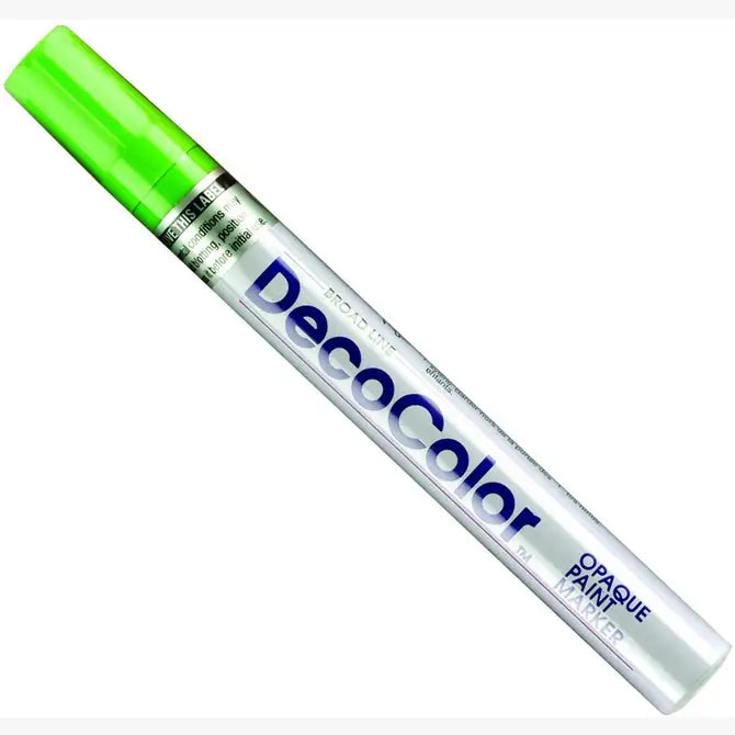 Light Green DecoColor broad tip paint marker with opaque paint
