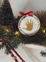 A Stitch in Time Handprint Ornament Child to Cherish