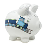 Box Car Train Piggy Bank Child to Cherish