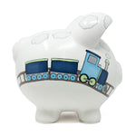 Box Car Train Piggy Bank Child to Cherish