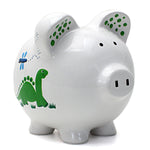 Dinosaurs & Dragonflies Piggy Bank Child to Cherish