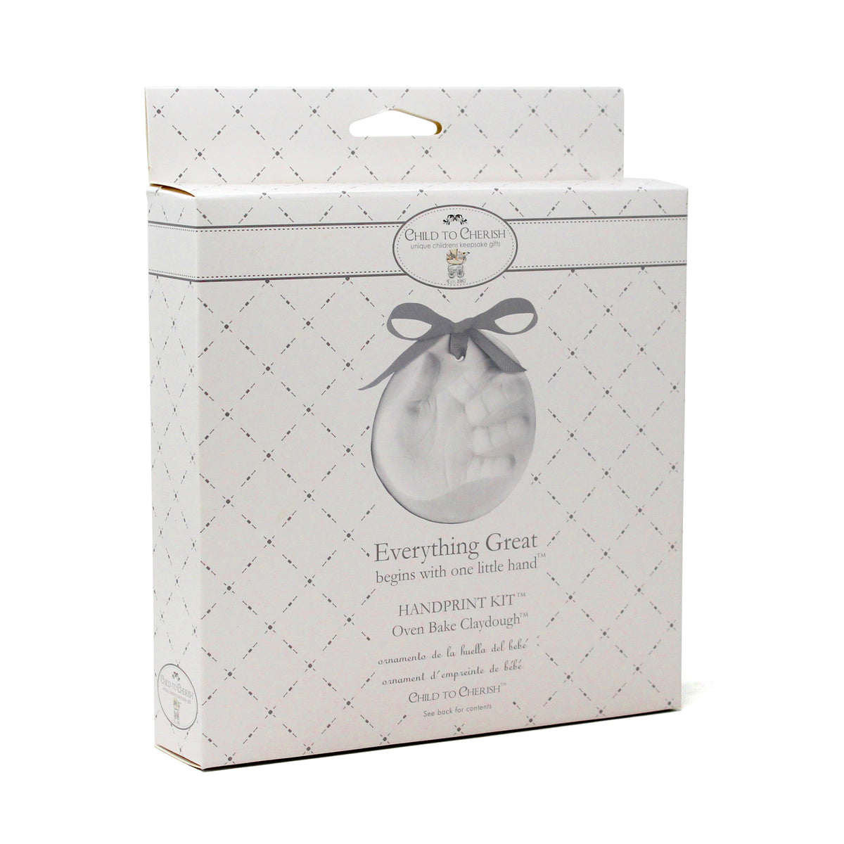 Everything Great Oven Baked Clay Handprint Kit Child to Cherish