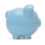 Large Piggy Bank Blue Child to Cherish