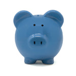 Large Piggy Bank Dark Blue Child to Cherish
