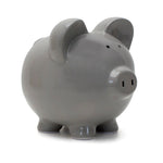 Large Piggy Bank Gray Child to Cherish