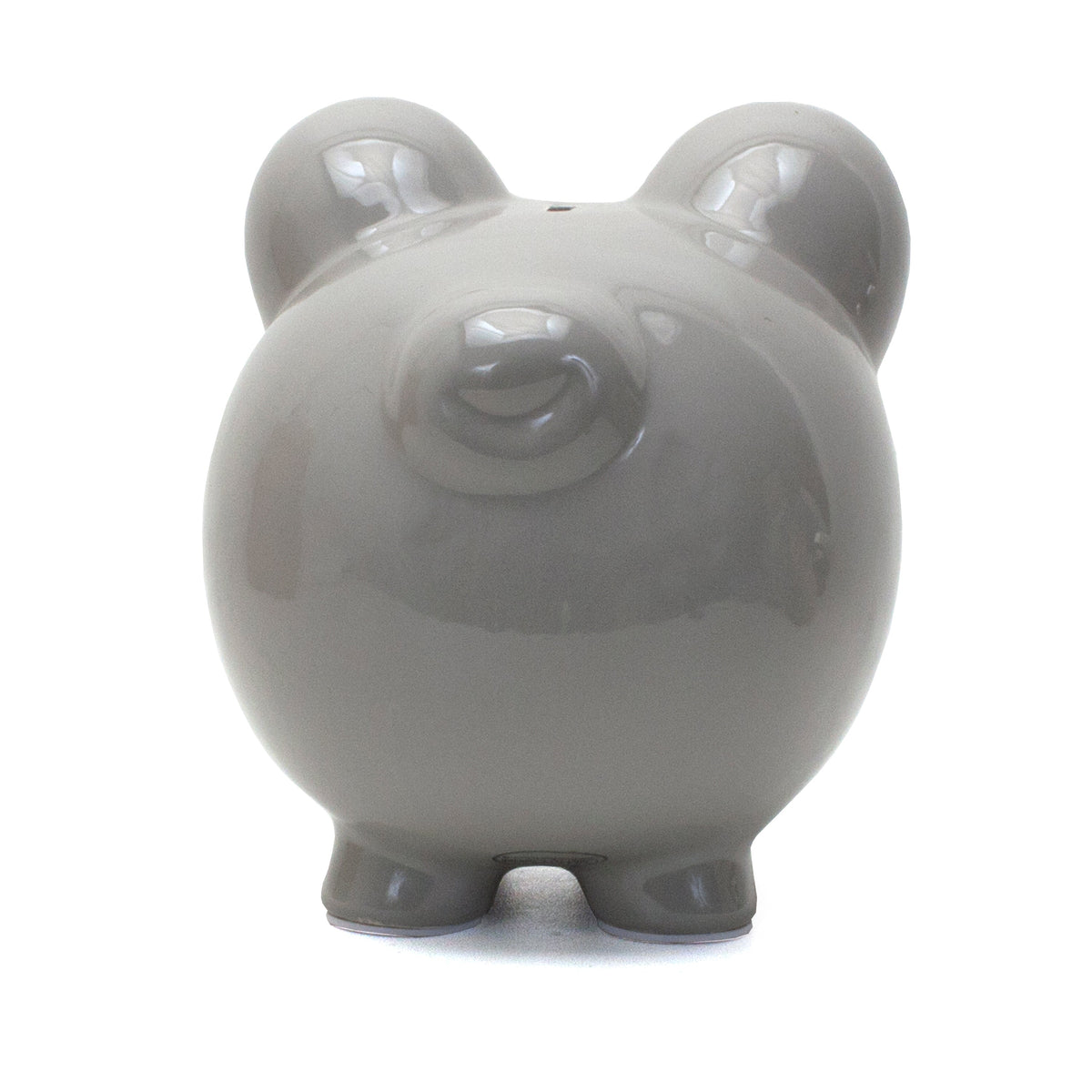 Large Piggy Bank Gray