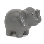 Large Stitched Elephant Bank Grey 2.5 Child to Cherish