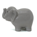 Large Stitched Elephant Bank Grey 2.5 Child to Cherish