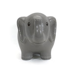 Large Stitched Elephant Bank Grey 2.5 Child to Cherish