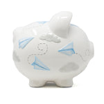 Paper Airplane Piggy Bank Child to Cherish