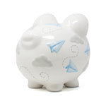 Paper Airplane Piggy Bank Child to Cherish