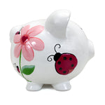 Piggy Bank - Large Ladybug Child to Cherish