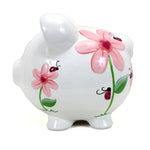 Piggy Bank - Large Ladybug Child to Cherish