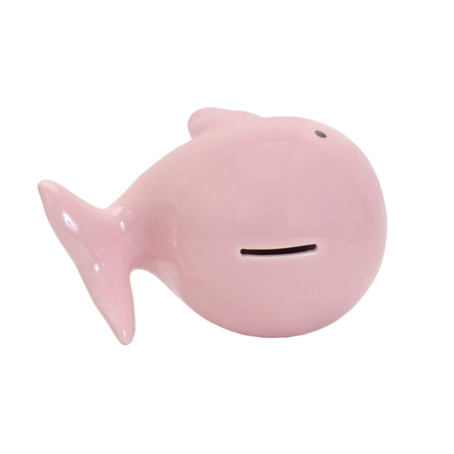 Angled view showing coin insertion slot on the whale's back