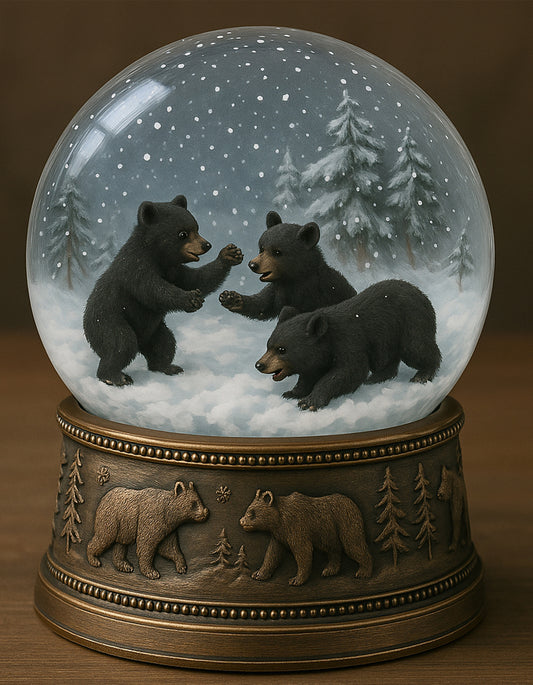 Black Bear Snow Globe
