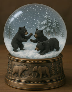 Black Bear Snow Globe