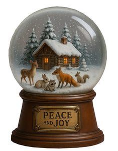 Woodland Snow Globe