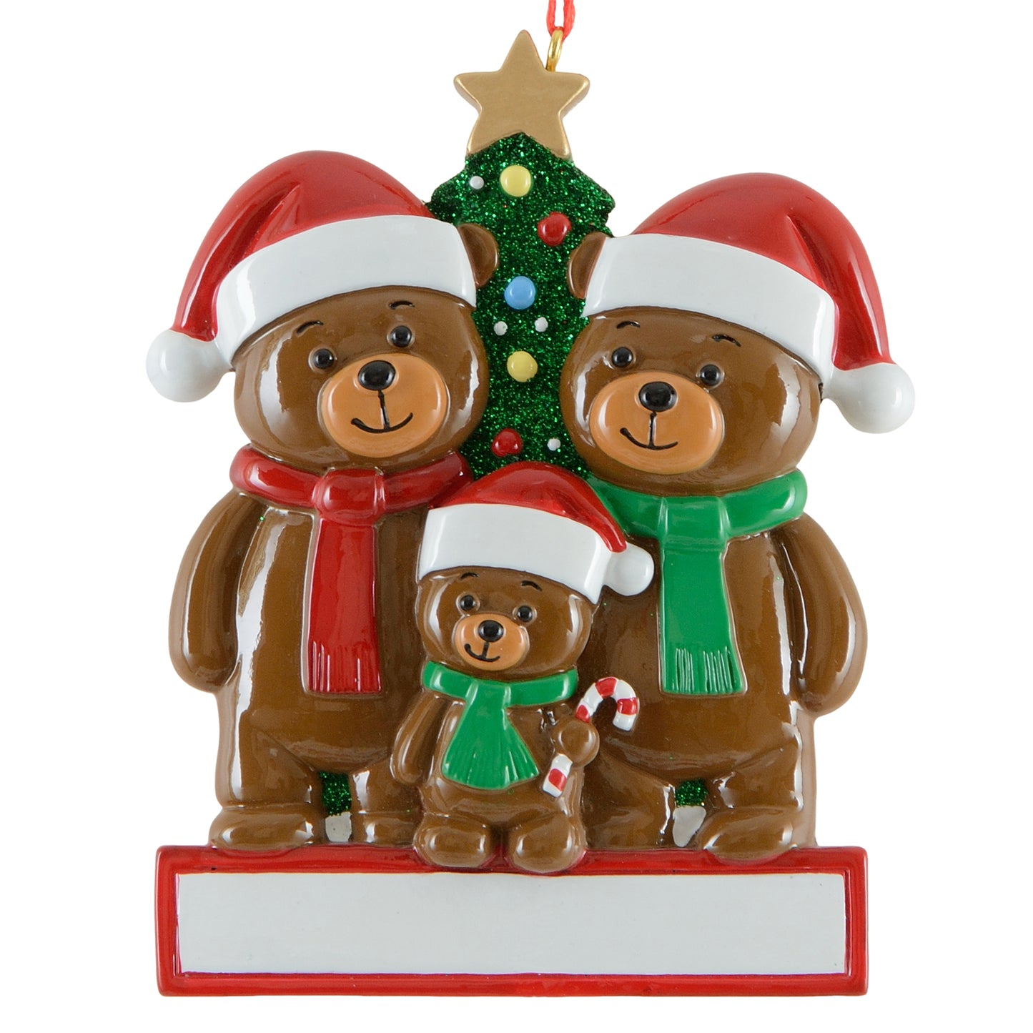 Christmas Bear Family of 3