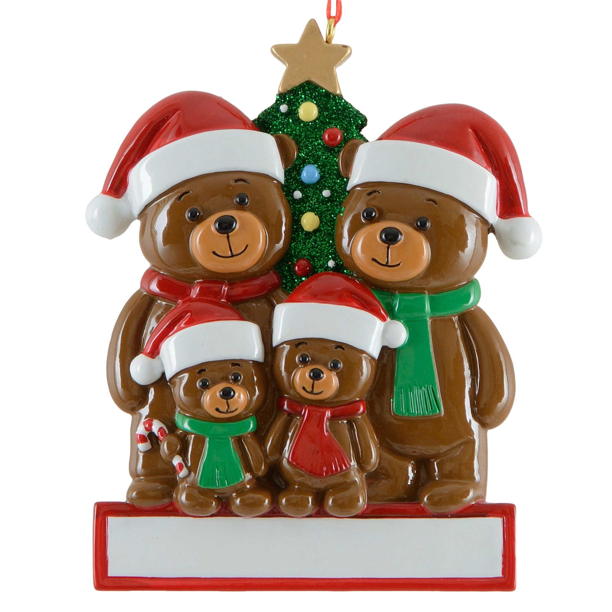 Christmas Bear Family of 4