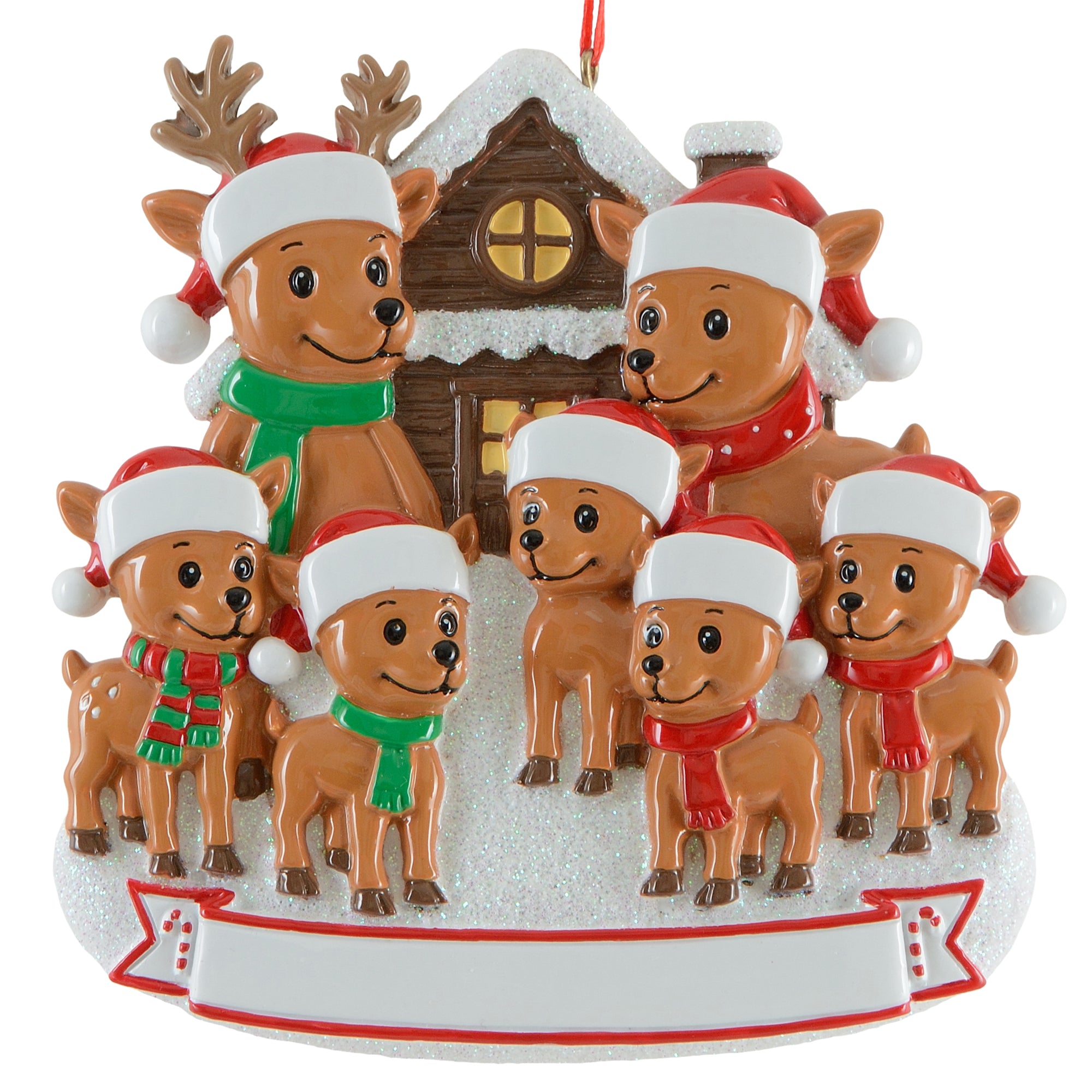 Reindeer Family of 7
