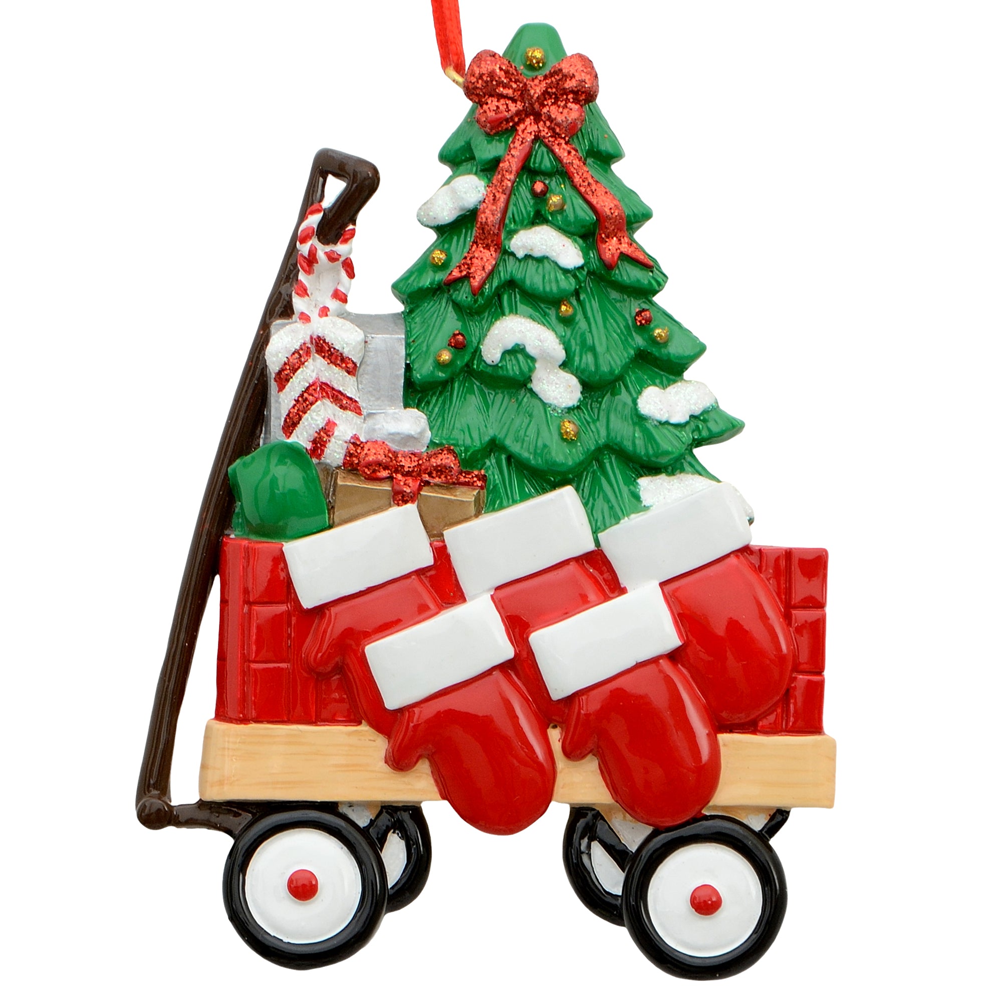 Red Wagon Family of 5