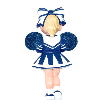 Blonde Hair Cheerleader - Royal Blue