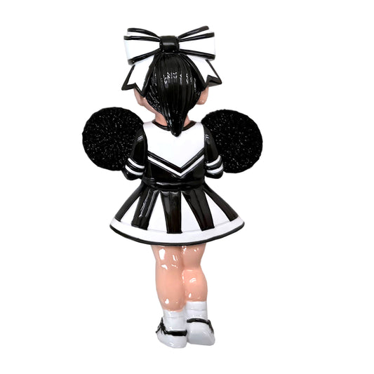 Black Hair Cheerleader - Black
