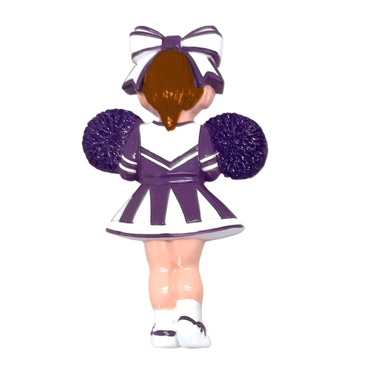 Red Hair Cheerleader - Purple
