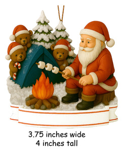 Santa Campfire with Bears