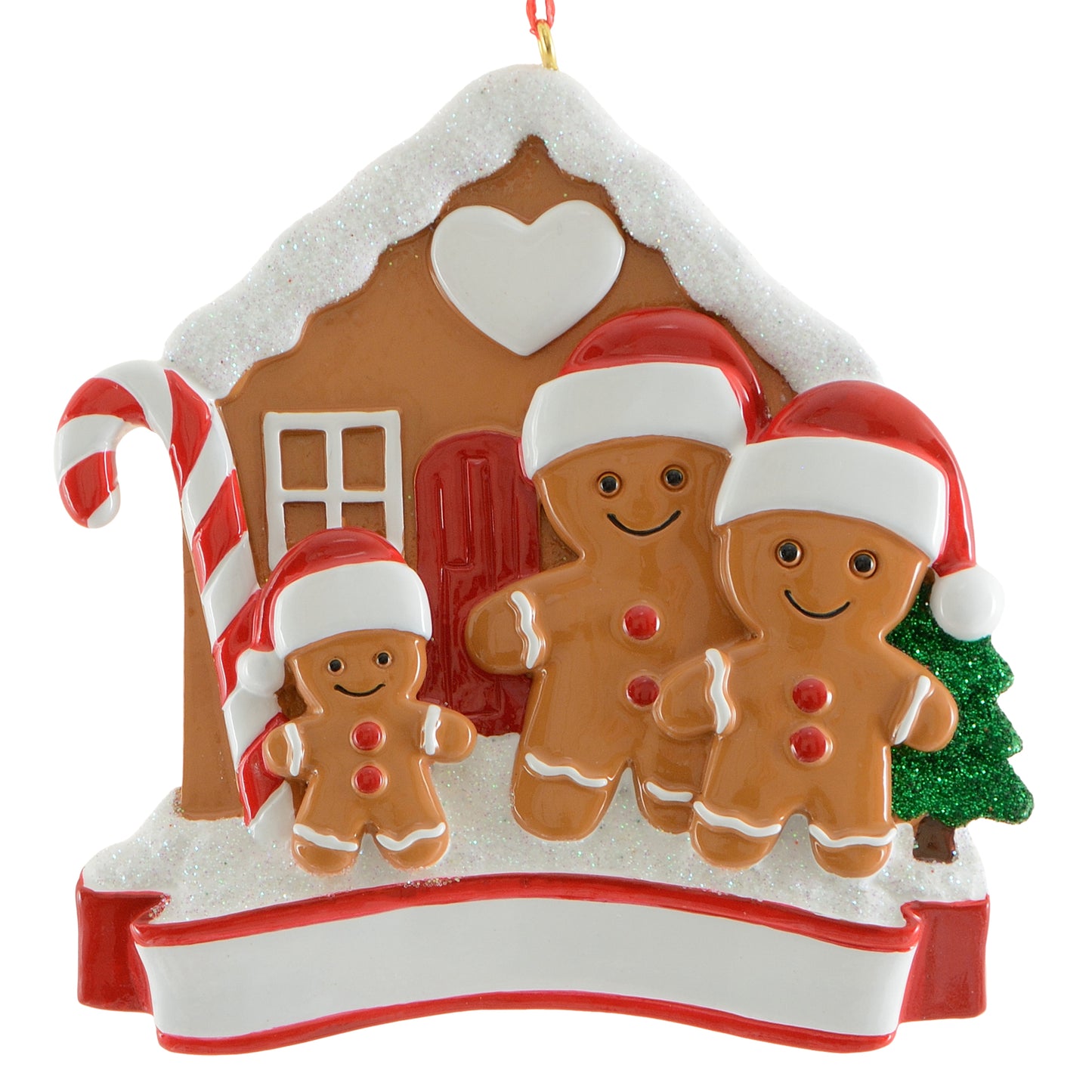 Gingerbread family of 3