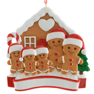 Gingerbread Family of 5