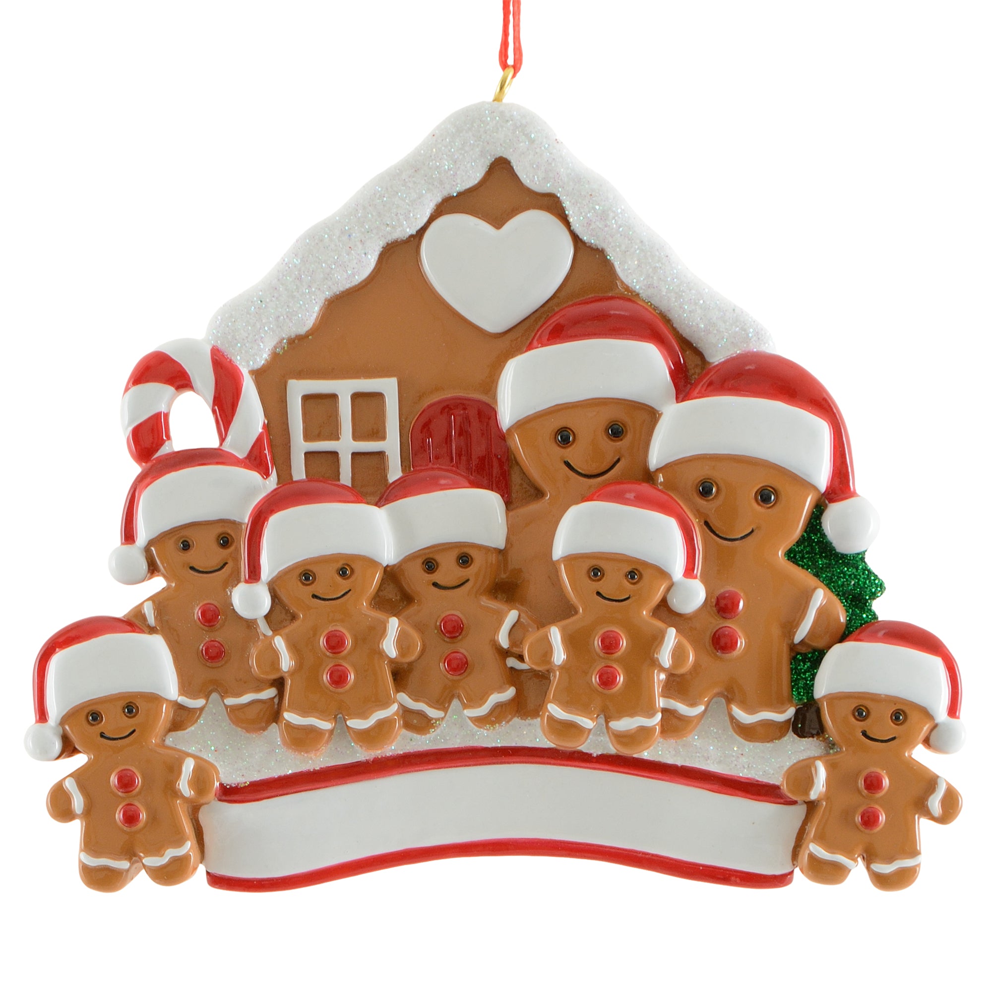 Gingerbread family of 8