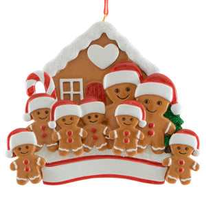 Gingerbread family of 8