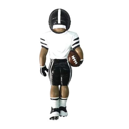 Dark Skin Football Player - Black
