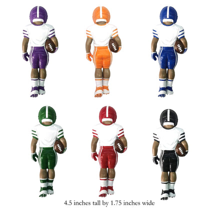 Dark Skin Football Player - Green
