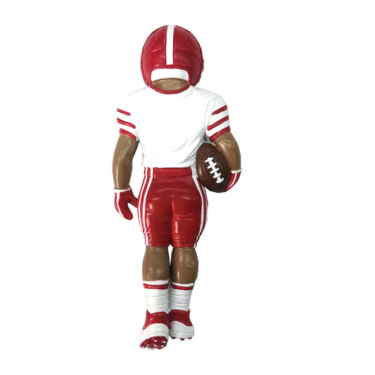 Dark Skin Football Player - Red