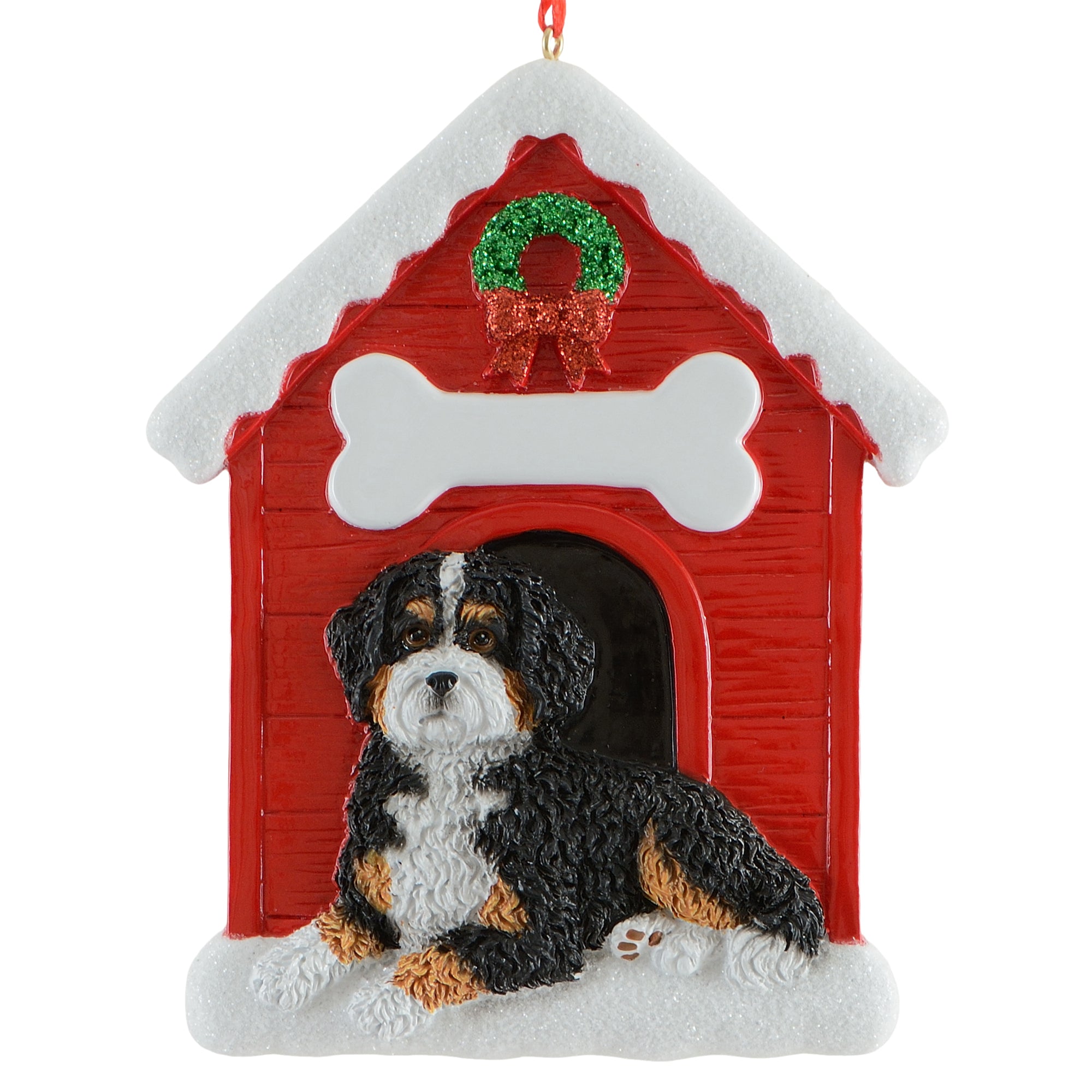 Bernedoodle Black Tricolor House