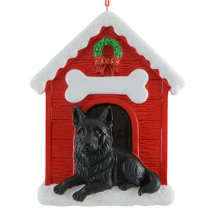 German Shepherd Black House