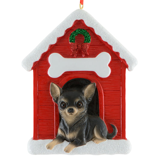 Black Chihuahua Doghouse