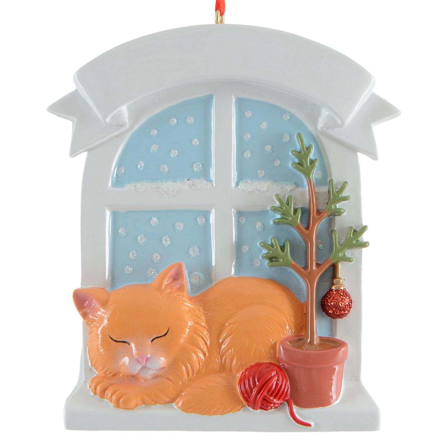 Persian Orange Cat  Window