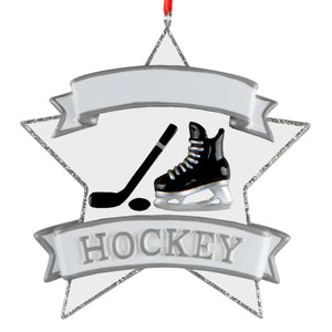 Silver Hockey Star
