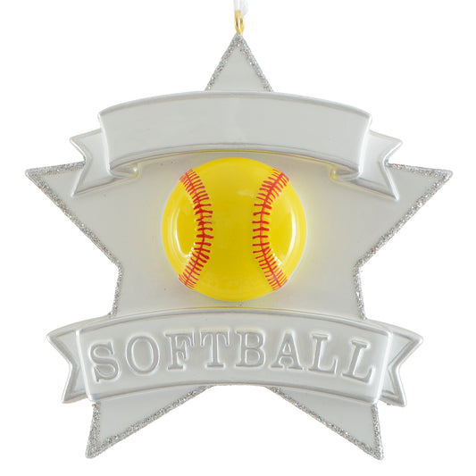 Silver Softball Star