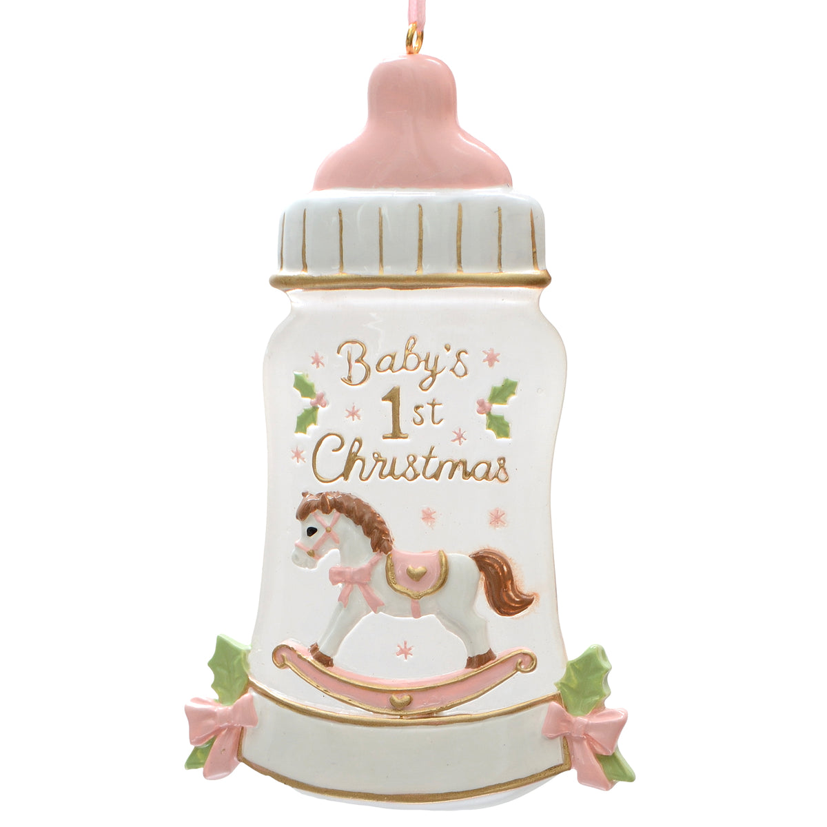 Baby's 1st Rocking Horse Bottle Pink