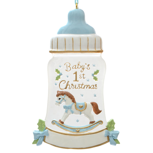 Baby's 1st Rocking Horse Bottle Blue