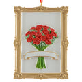 Gold Frame of Red Roses